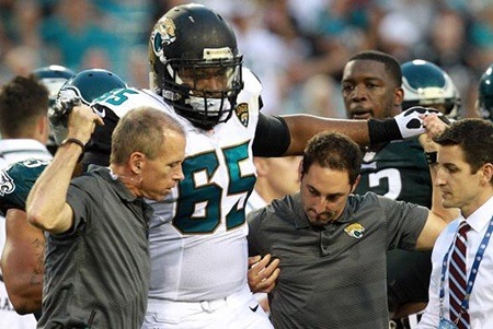  Dr. Kaplan on the Field with the Jaguars